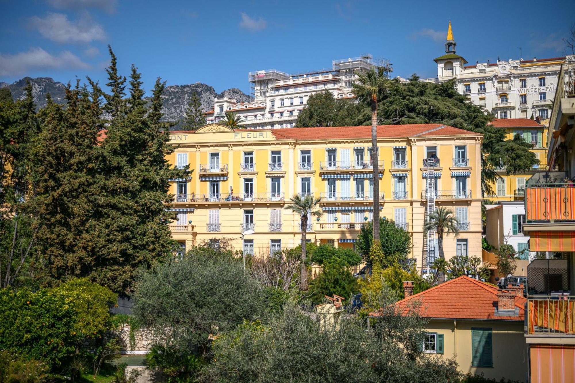 'L'Alicante Proche' Gare, Terrasse, Vue Mer Menton Exterior foto